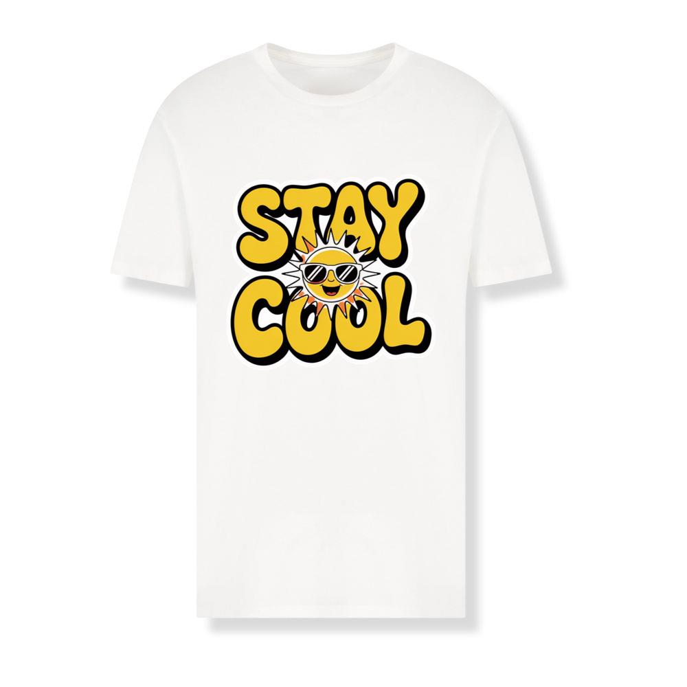 Stay Cool Retro Sun Cartoon Positive Vibes T-Shirts