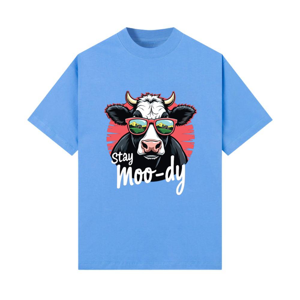 Stay Moo-Dy Funny Cow Animal Lover Farm T-Shirt
