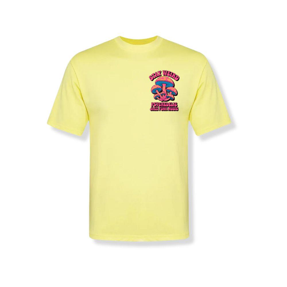 Stay Weird Psychedelic Trippy Mushroom Graphic T-Shirt