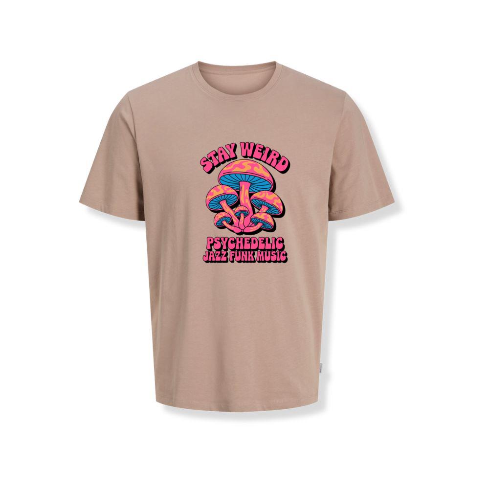 Stay Weird Psychedelic Trippy Mushroom Graphic T-Shirts