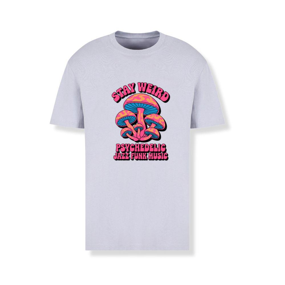 Stay Weird Psychedelic Trippy Mushroom Graphic T-Shirts