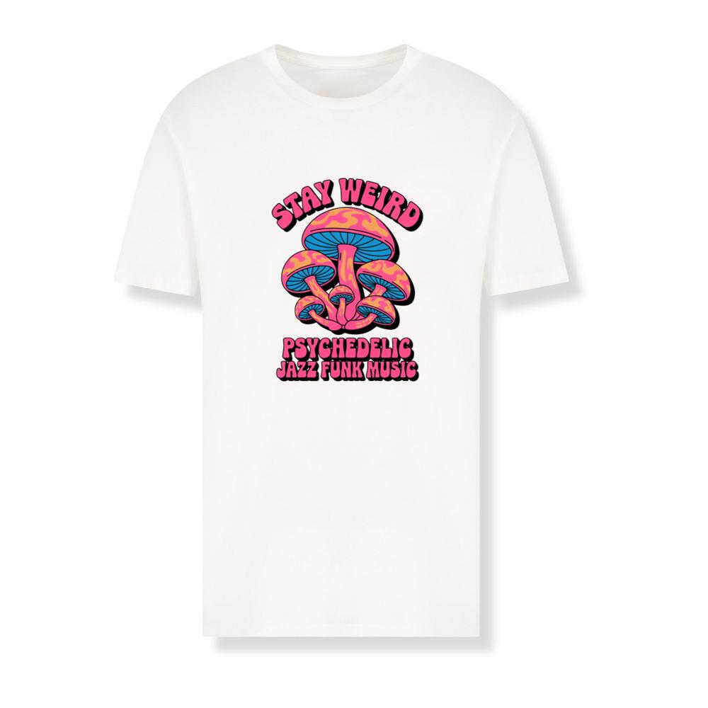 Stay Weird Psychedelic Trippy Mushroom Graphic T-Shirts