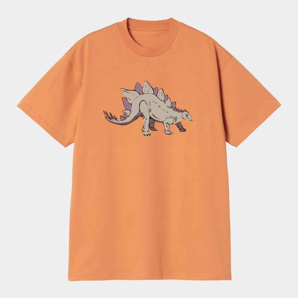 Stegosaurus Dinosaur Walking T-Shirts