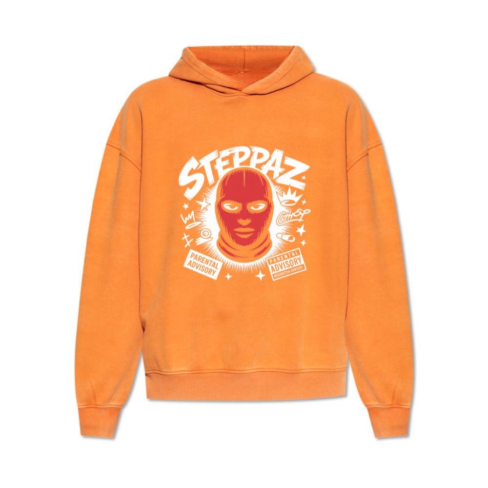 Steppaz Red Mask Character Underground Street Culture Design Hoodie