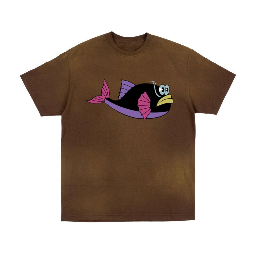 Strange Black and Purple Fish T-Shirts