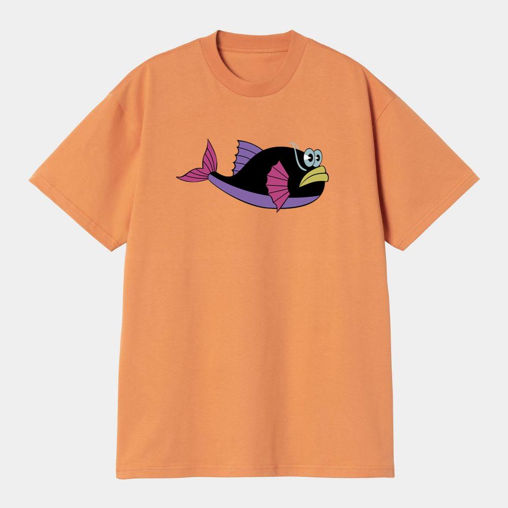Strange Black and Purple Fish T-Shirts