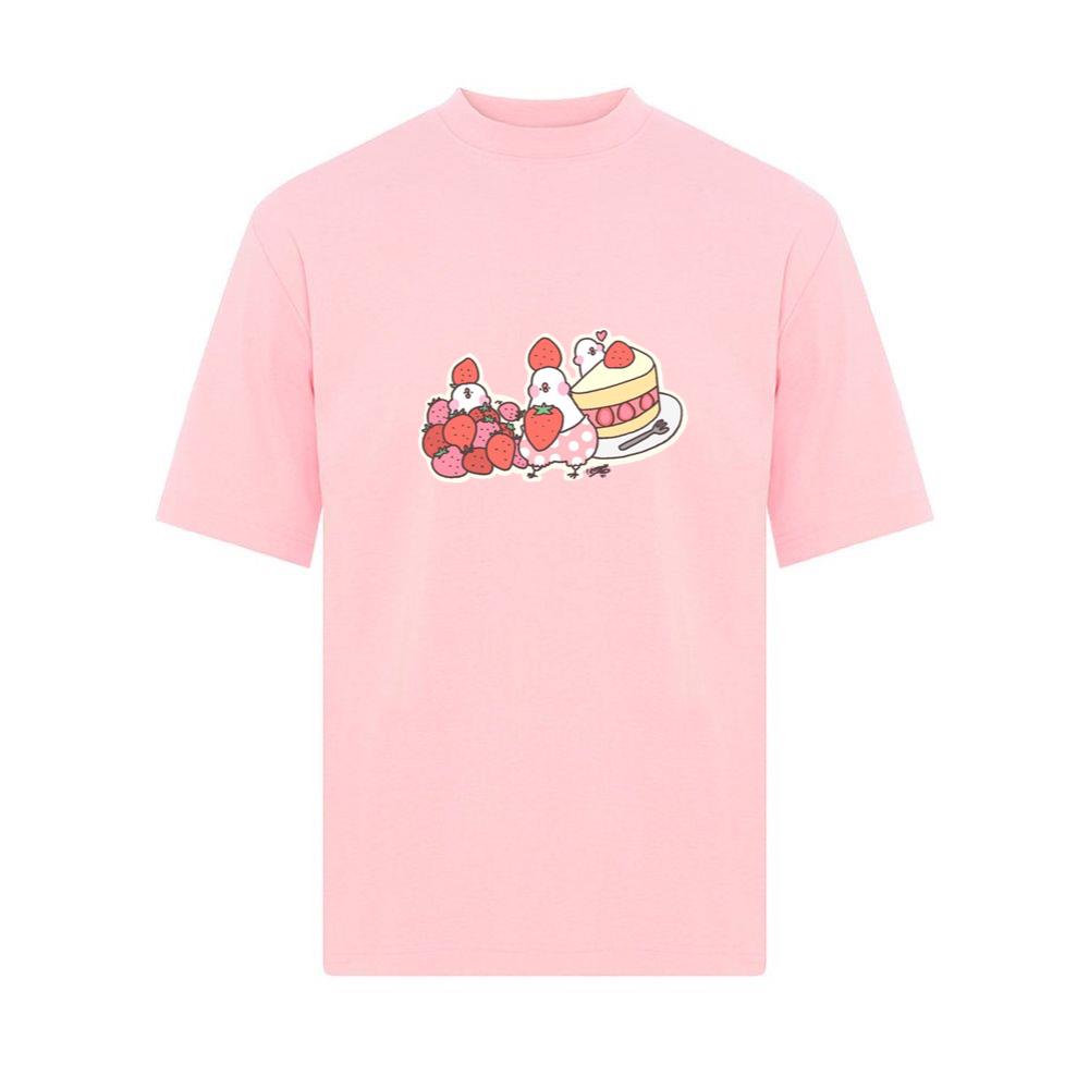 Strawberry Party Birds TShirts Oceancitylove