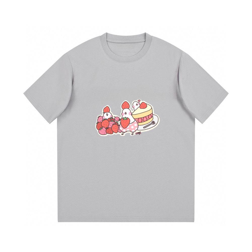 Strawberry Party Birds TShirts Kulottee