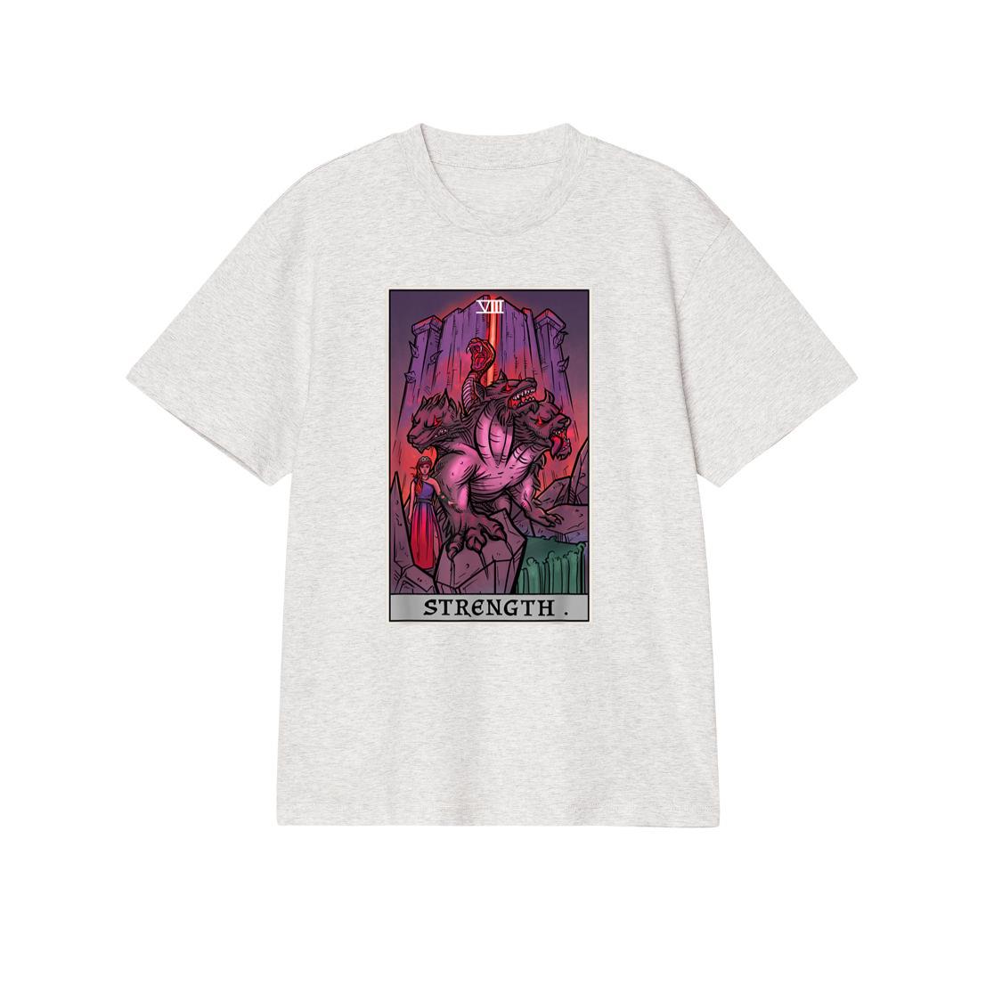 Strength Tarot Card Halloween Cerberus Greek Mythology Witch T-Shirt