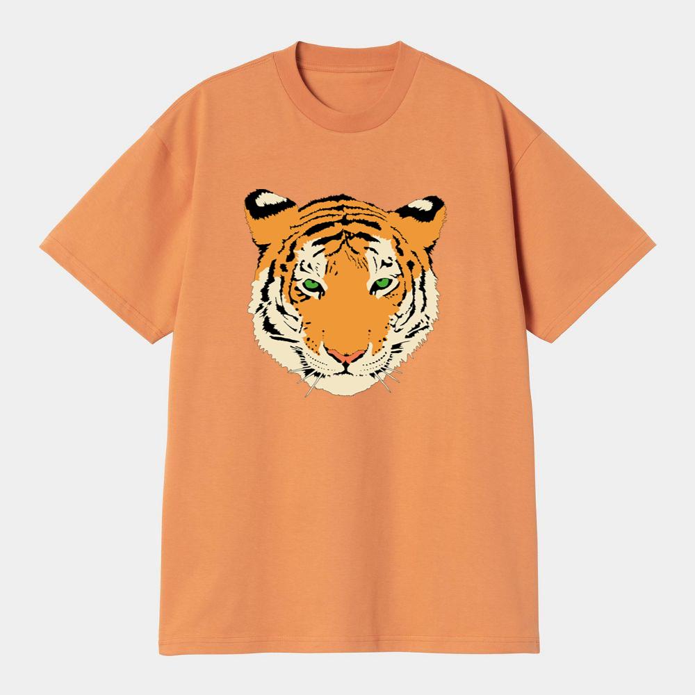 Striped Tiger Head T-Shirts