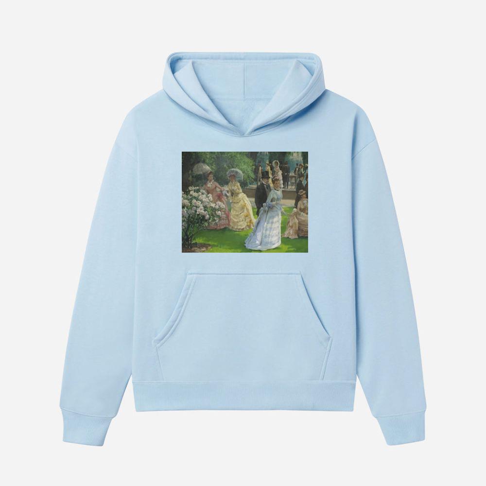Stroll in the Rose Garden Hoodies