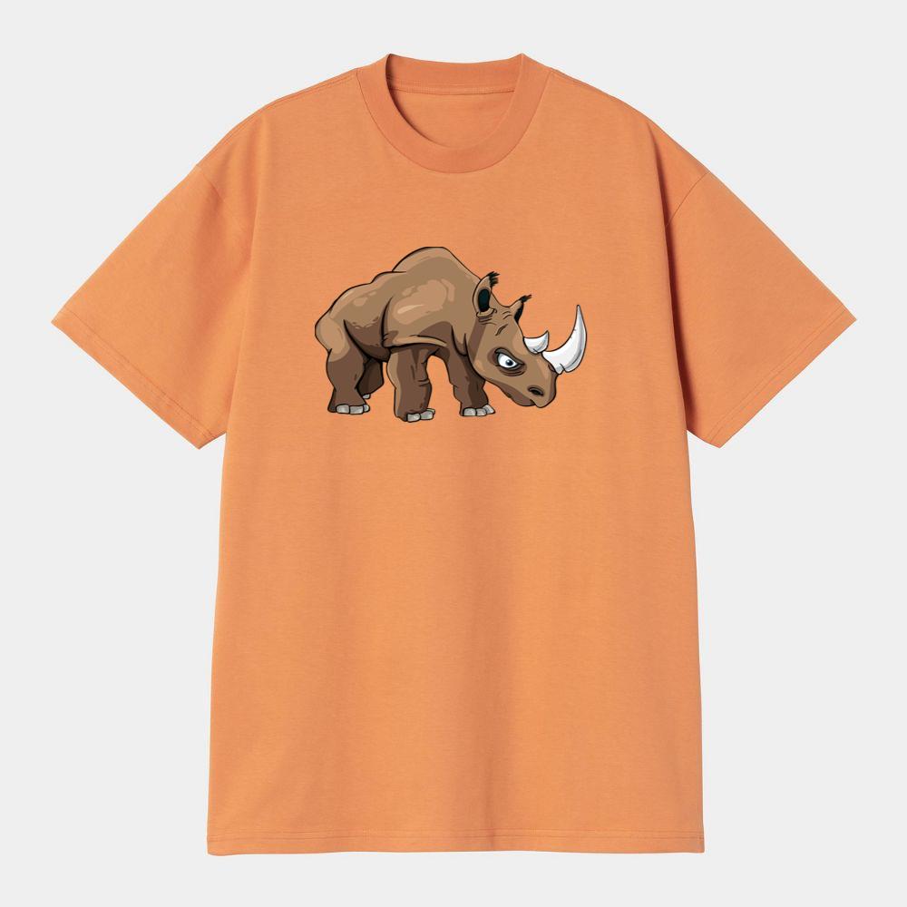 Strong Angry Cartoon Rhino T-Shirts