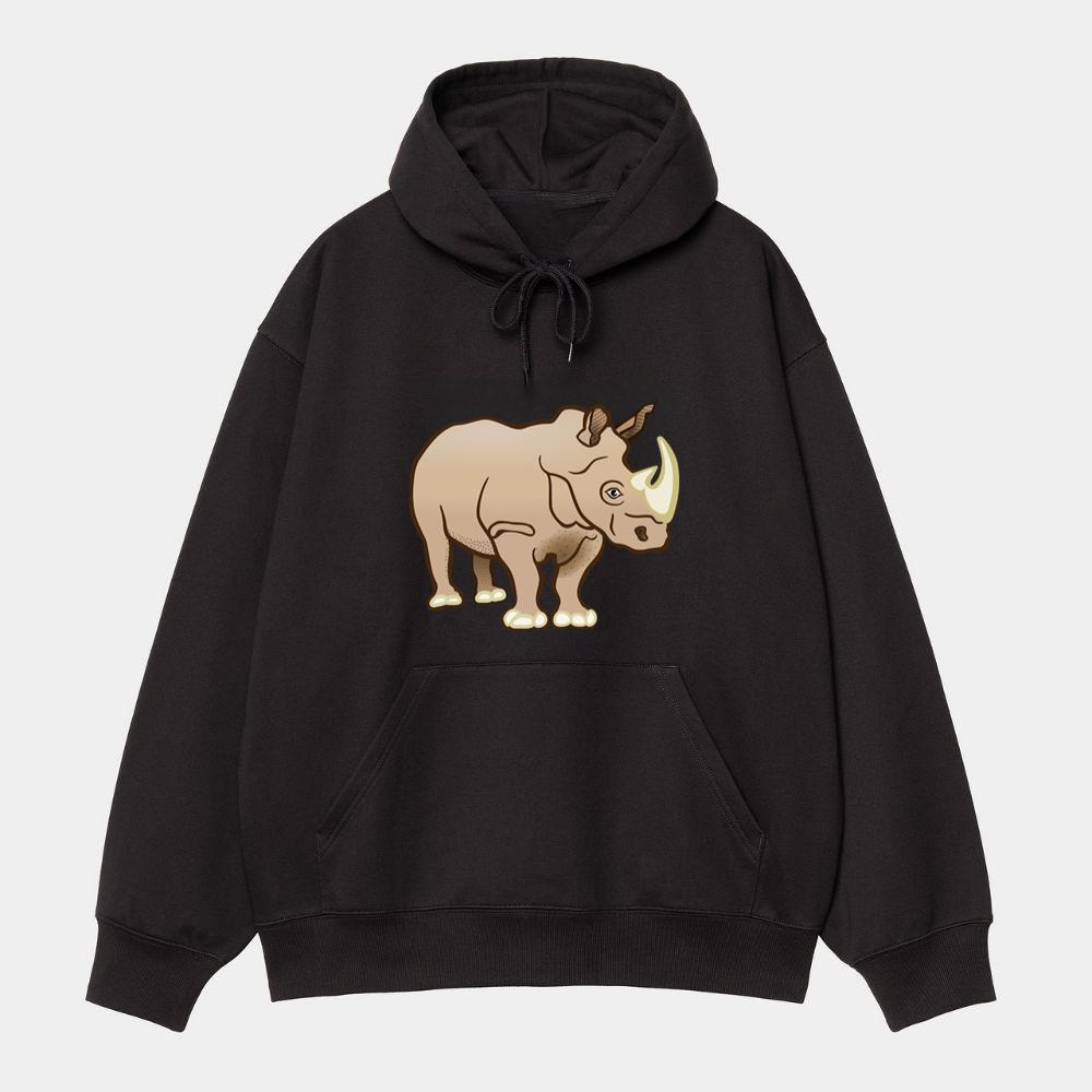 Strong Gray Rhino Hoodie