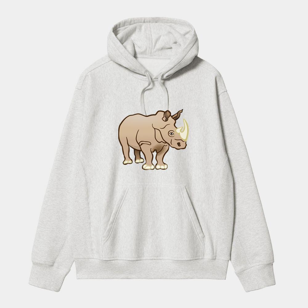Strong Gray Rhino Hoodie