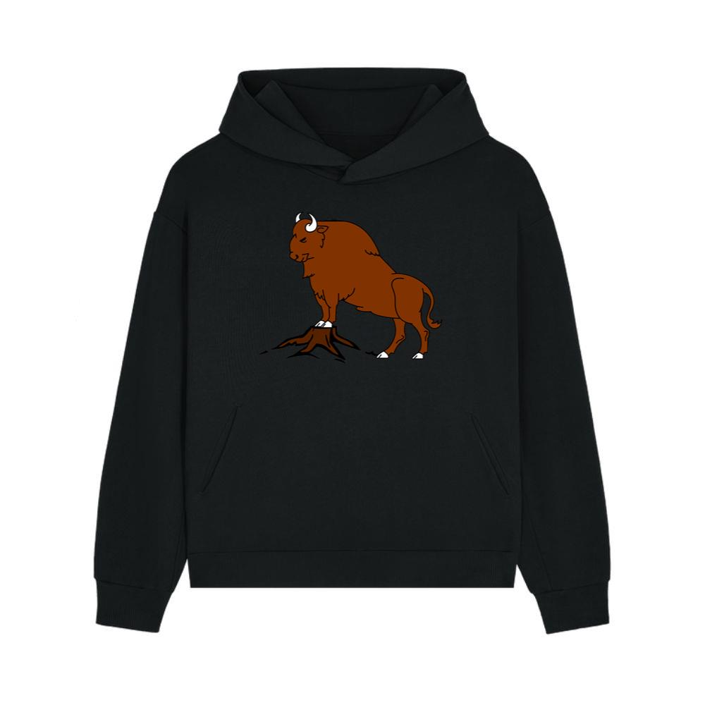 Strong Standing Bison Hoodie