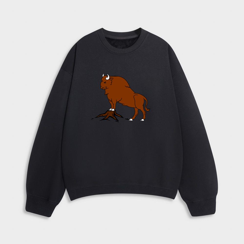 Strong Standing Bison Sweatshirt