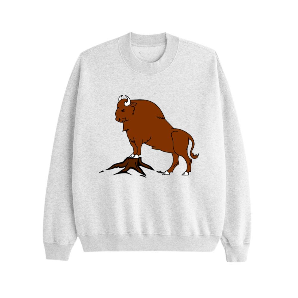 Strong Standing Bison Sweatsrhits