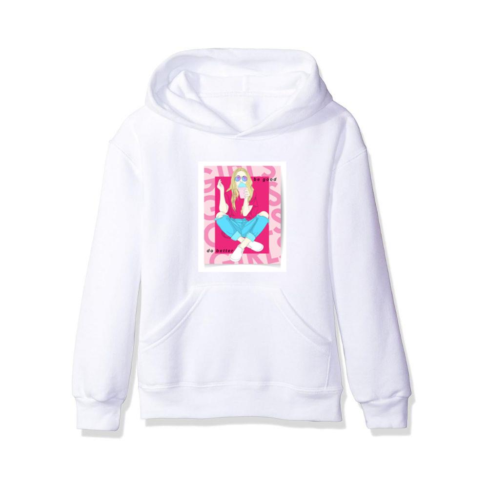 Suggesting 'Be Good' and 'Do Better' in a Softly Saturated Scene of Stylish Solitude Hoodies