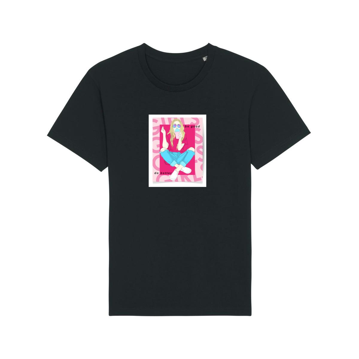 Suggesting 'Be Good' and 'Do Better' in a Softly Saturated Scene of Stylish Solitude T-Shirts