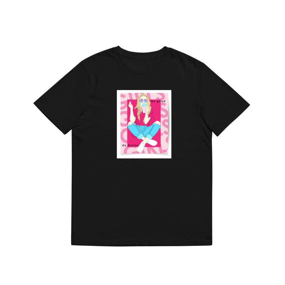 Suggesting 'Be Good' and 'Do Better' in a Softly Saturated Scene of Stylish Solitude T-Shirts