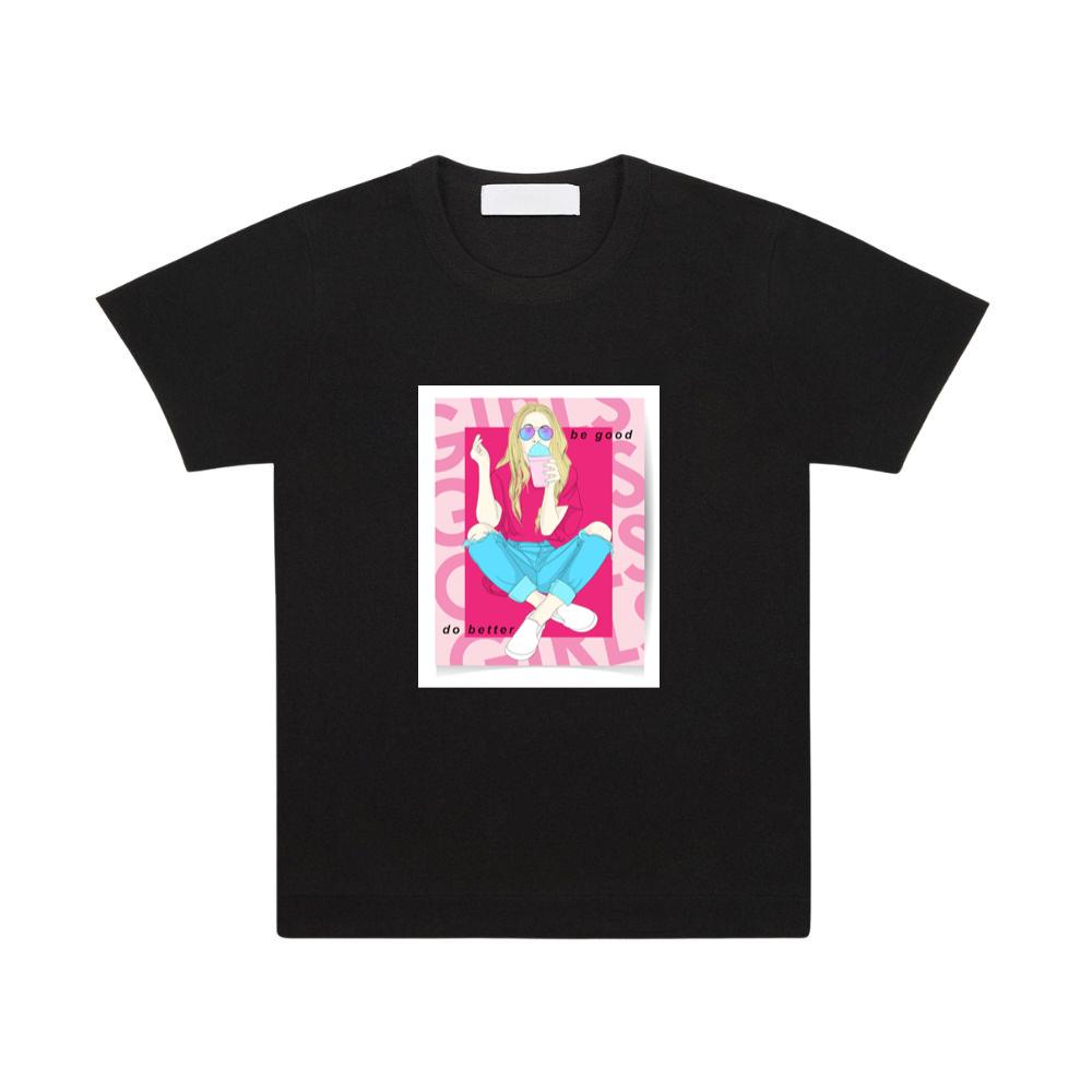 Suggesting 'Be Good' and 'Do Better' in a Softly Saturated Scene of Stylish Solitude T-Shirts