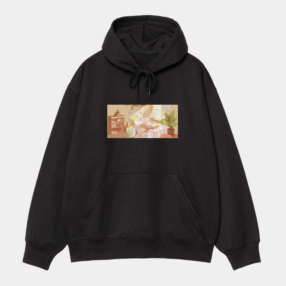 Summer Calm with Bunny Friends Hoodie