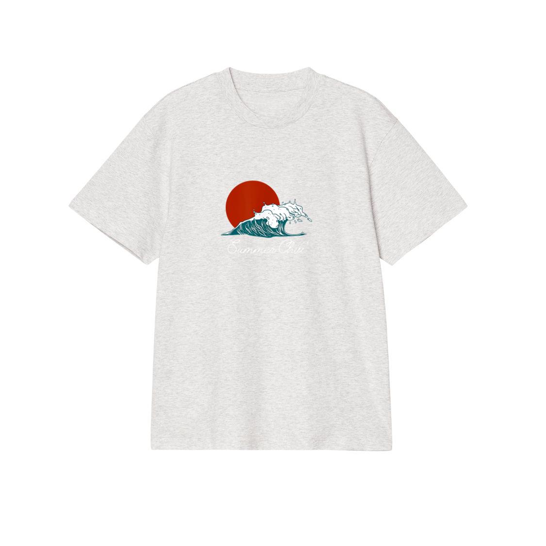Summer Chill Graphic - cool beach wave design T-Shirt for Men Women