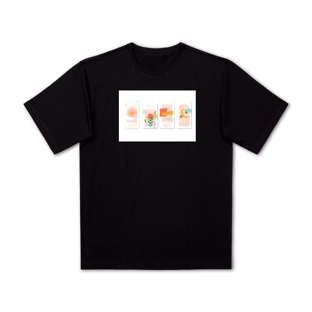 Sun, Flower, Face, Moon Quotes T-Shirts
