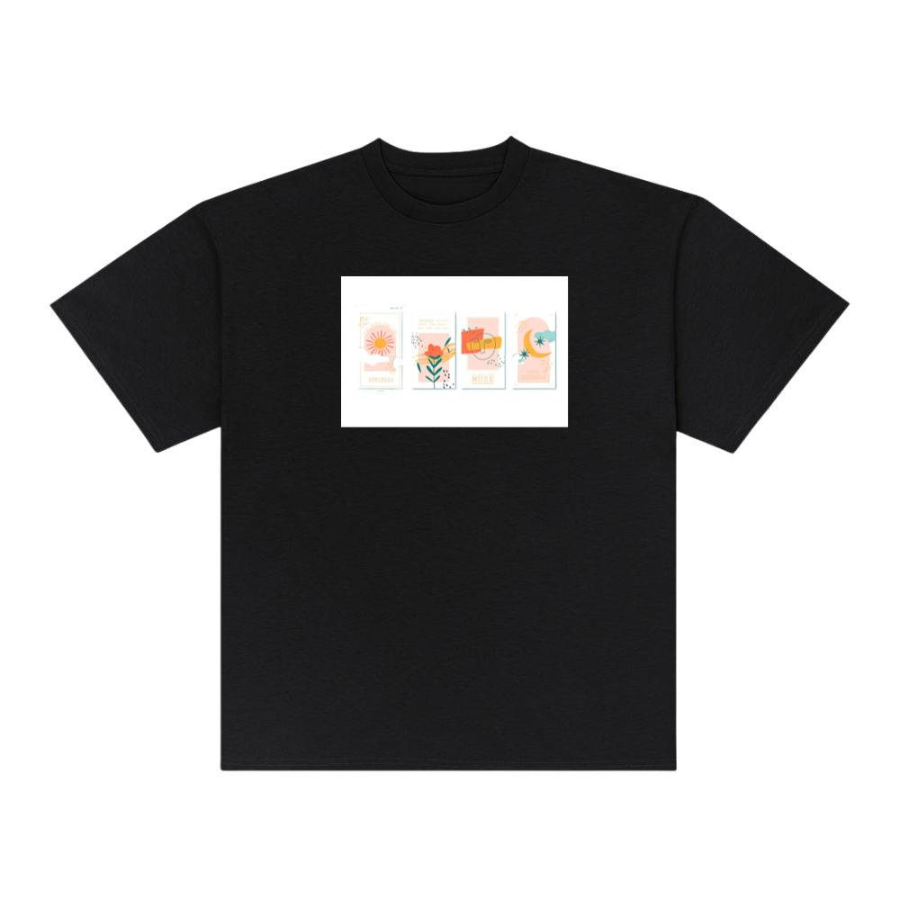 Sun Flower Face Moon Quotes TShirts Kulottee