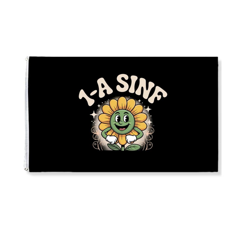 Sunflower Life Is Good Retro Design for Nature and Sunshine Lovers Flat