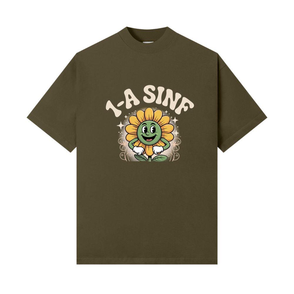 Sunflower Life Is Good Retro Design for Nature and Sunshine Lovers T-Shirt - Image 2