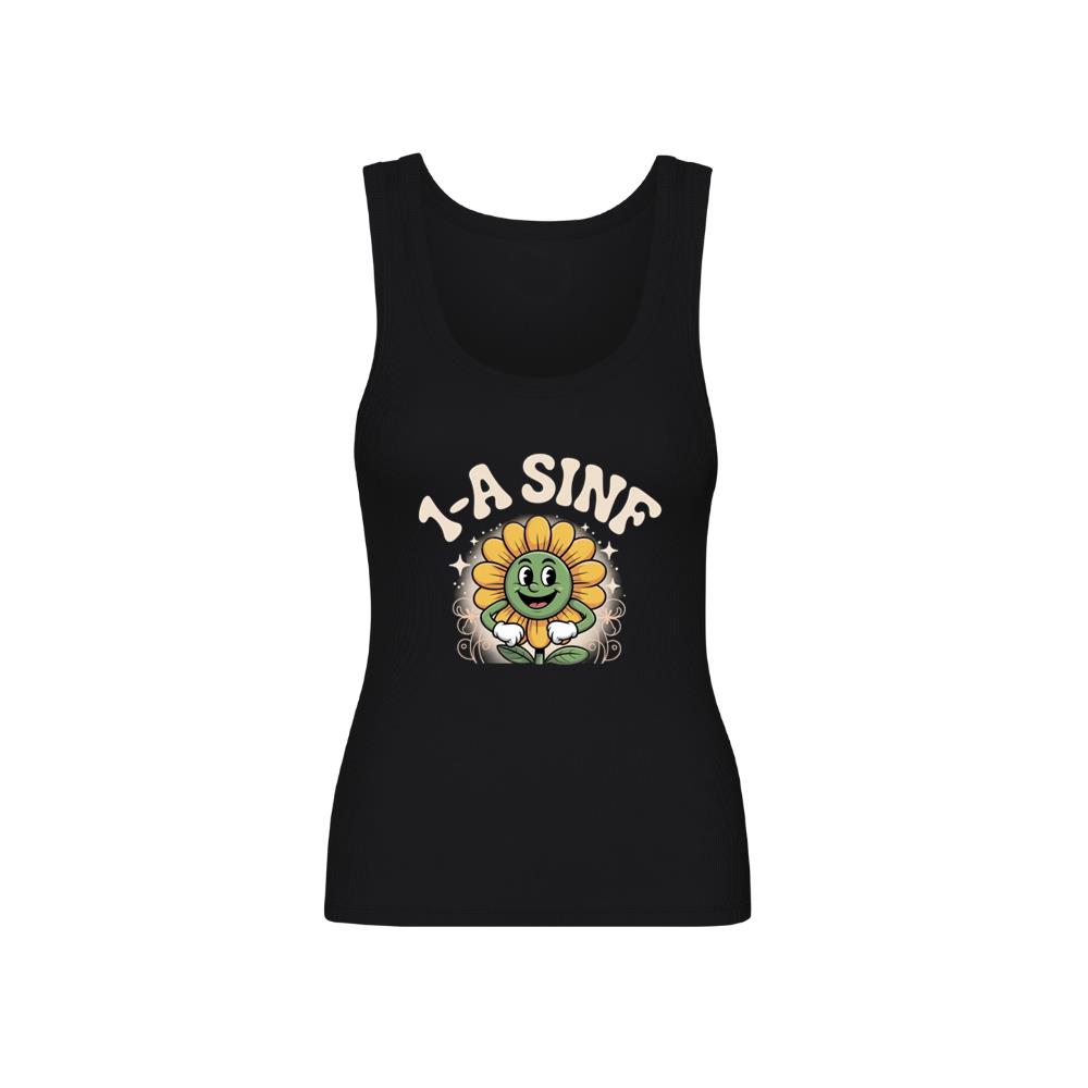 Sunflower Life Is Good Retro Design for Nature and Sunshine Lovers Tank Top