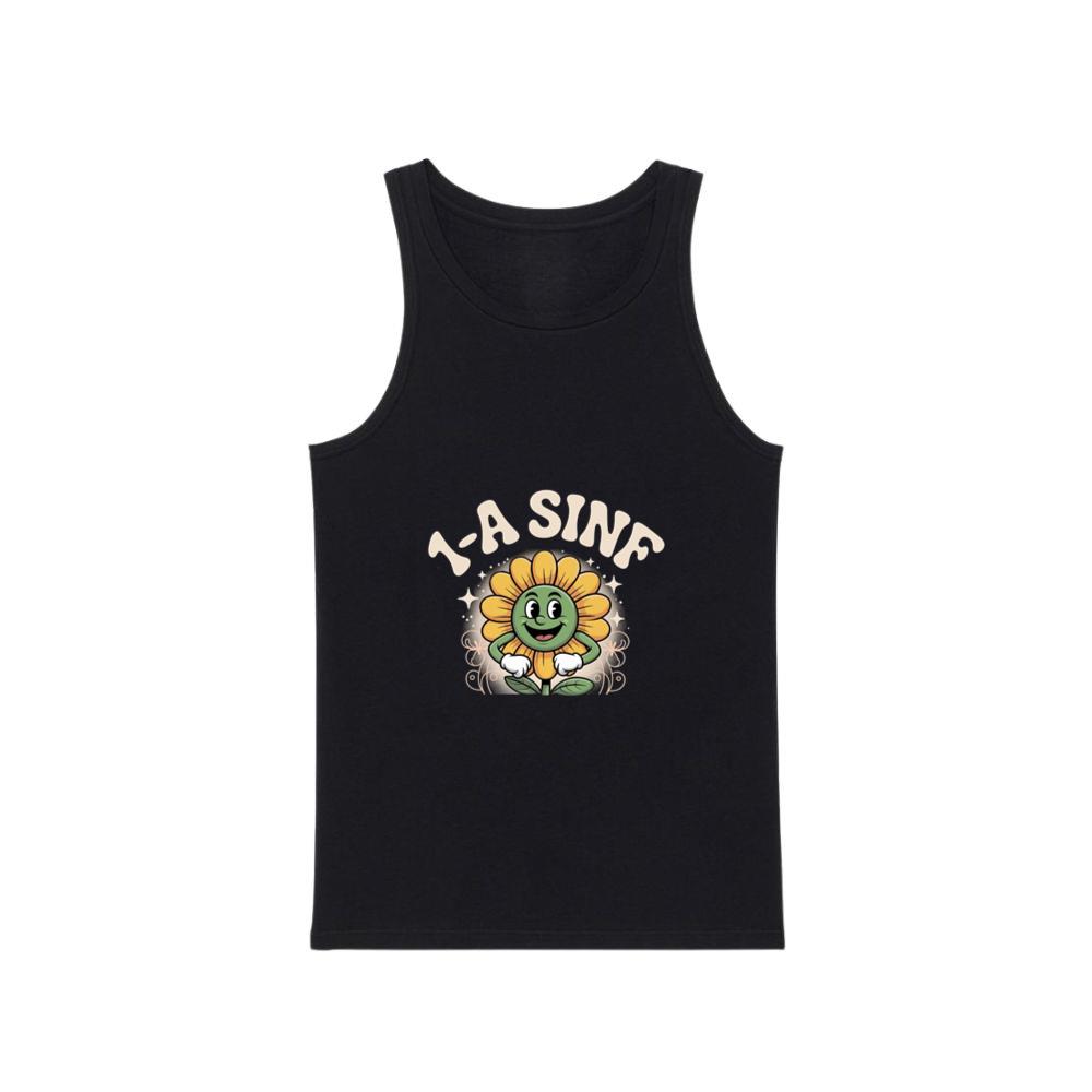 Sunflower Life Is Good Retro Design for Nature and Sunshine Lovers TankTop Men