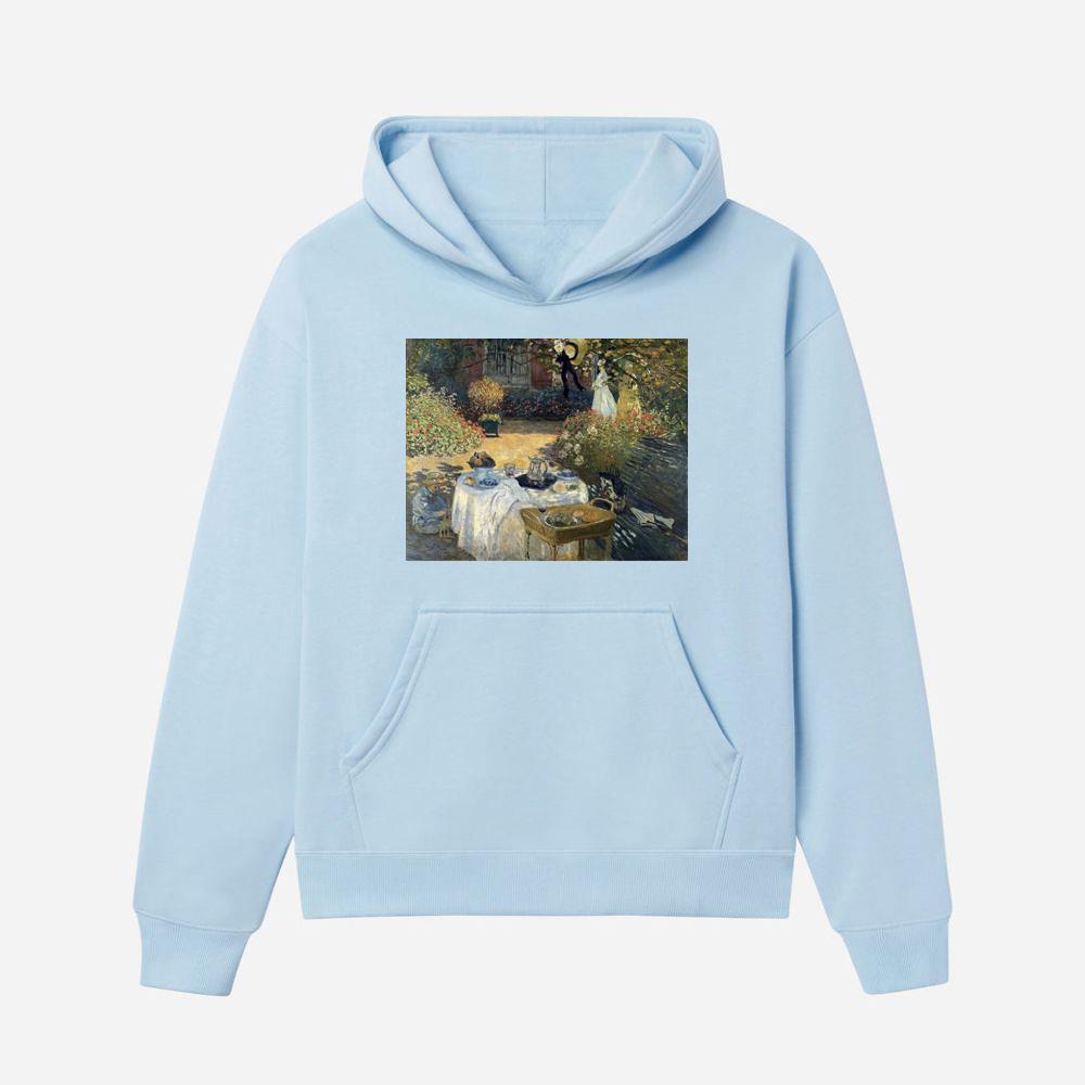 Sunlight and Shadows in the Garden Hoodies