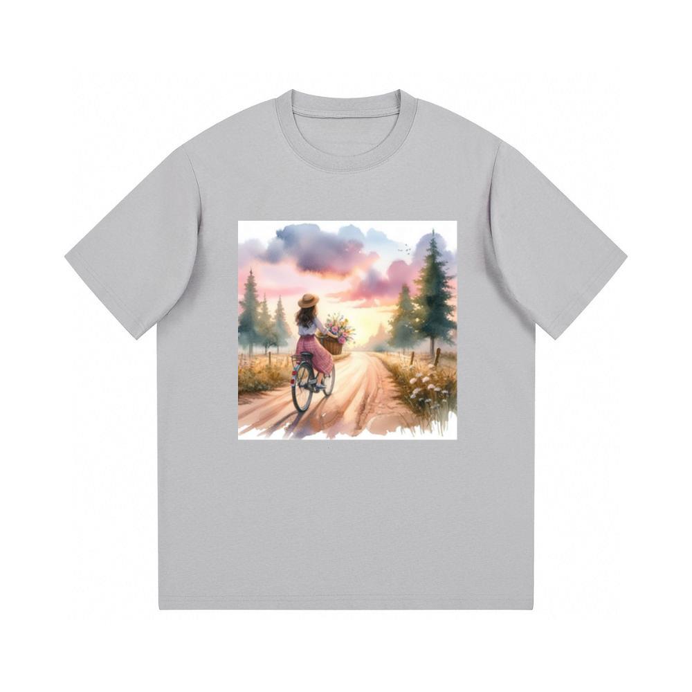 Sunset Bicycle Ride TShirts Kulottee
