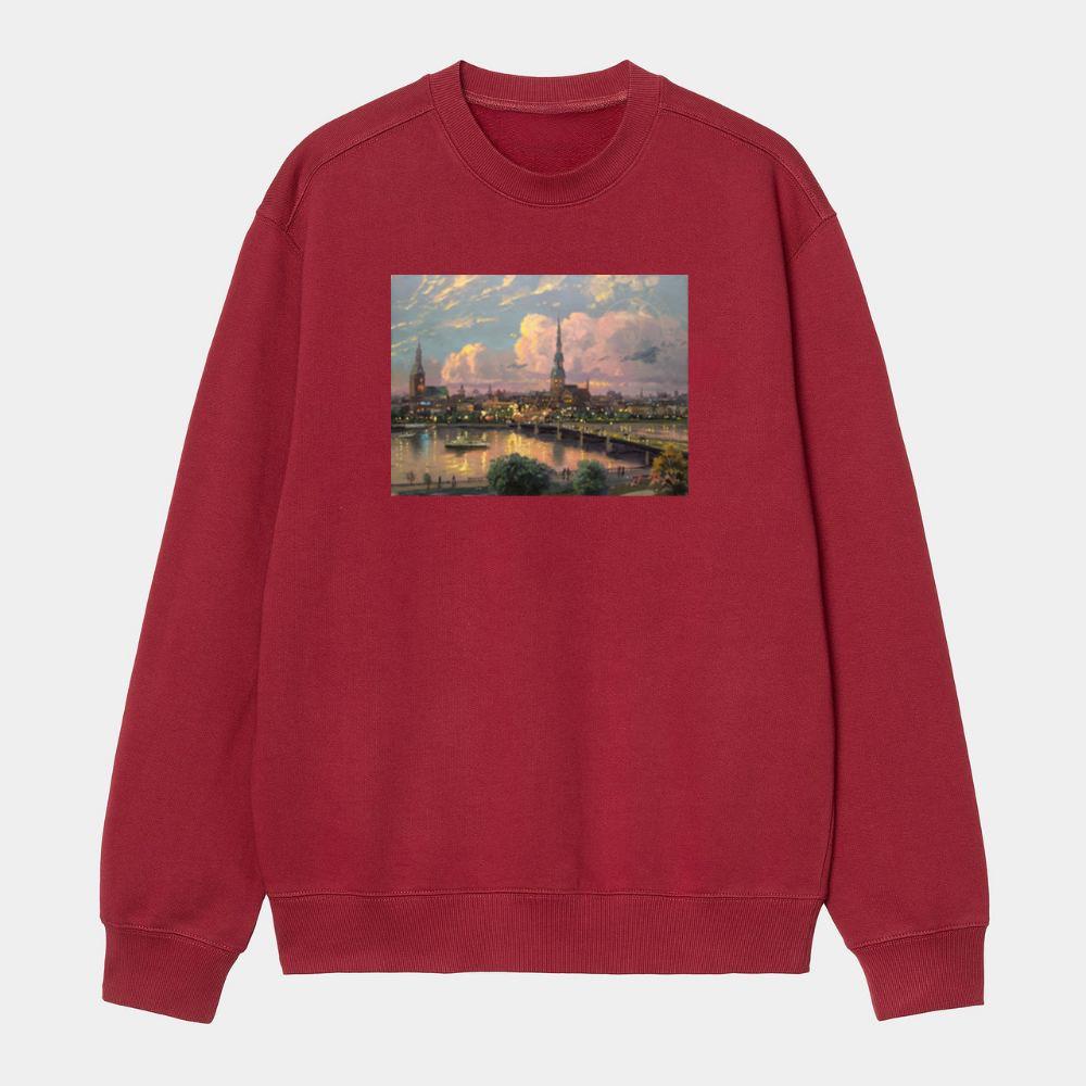 Sunset over Riga Sweatshirt