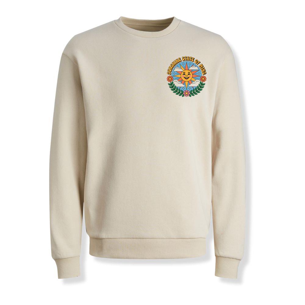 Sunshine State Of Mind Retro Graphic for Summer Positive Vibes Sweatshirts - Image 3