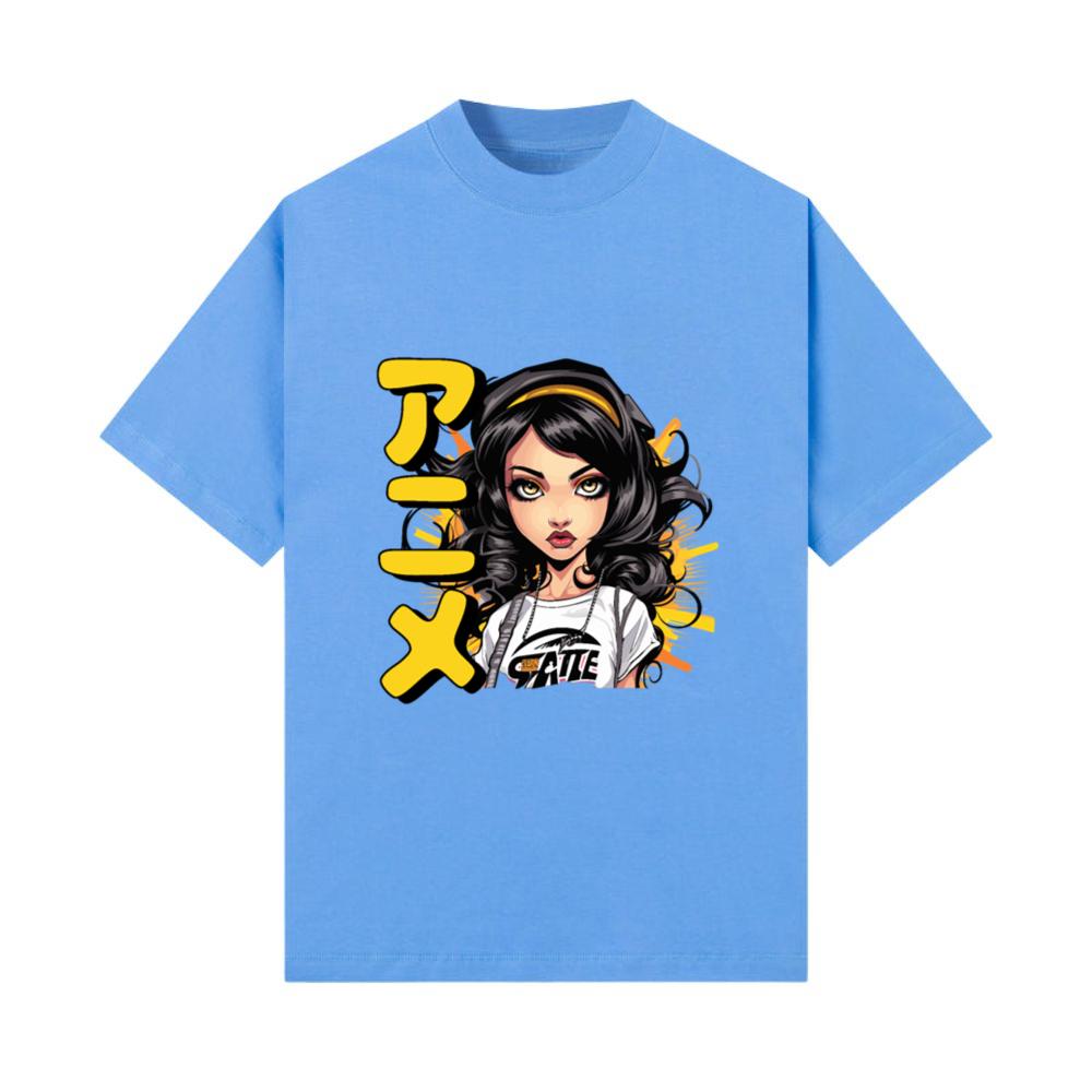 Super Cute Anime Style Girl Japanese Cartoon T-Shirt