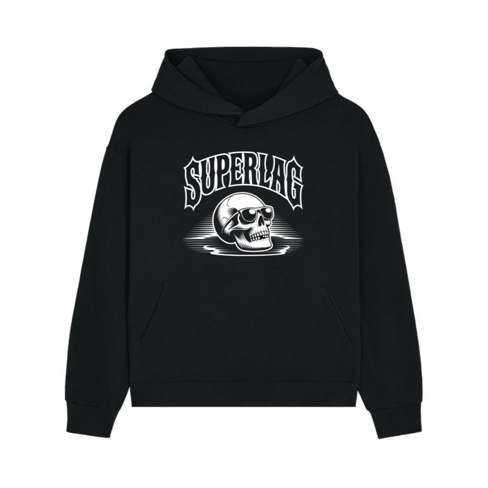 Superlag Skull with Sunglasses Streetwear Style Design Hoodie