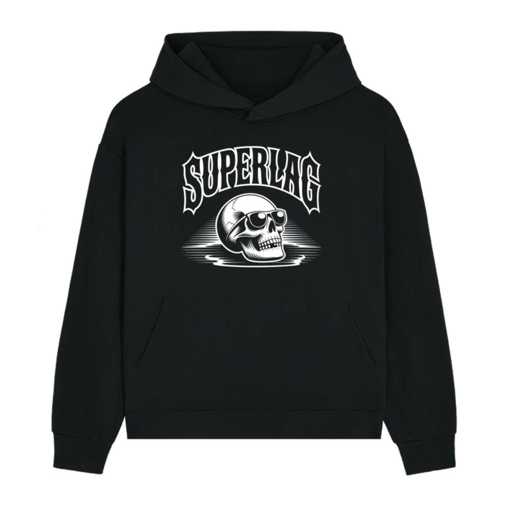 Superlag Skull with Sunglasses Streetwear Style Design Hoodie