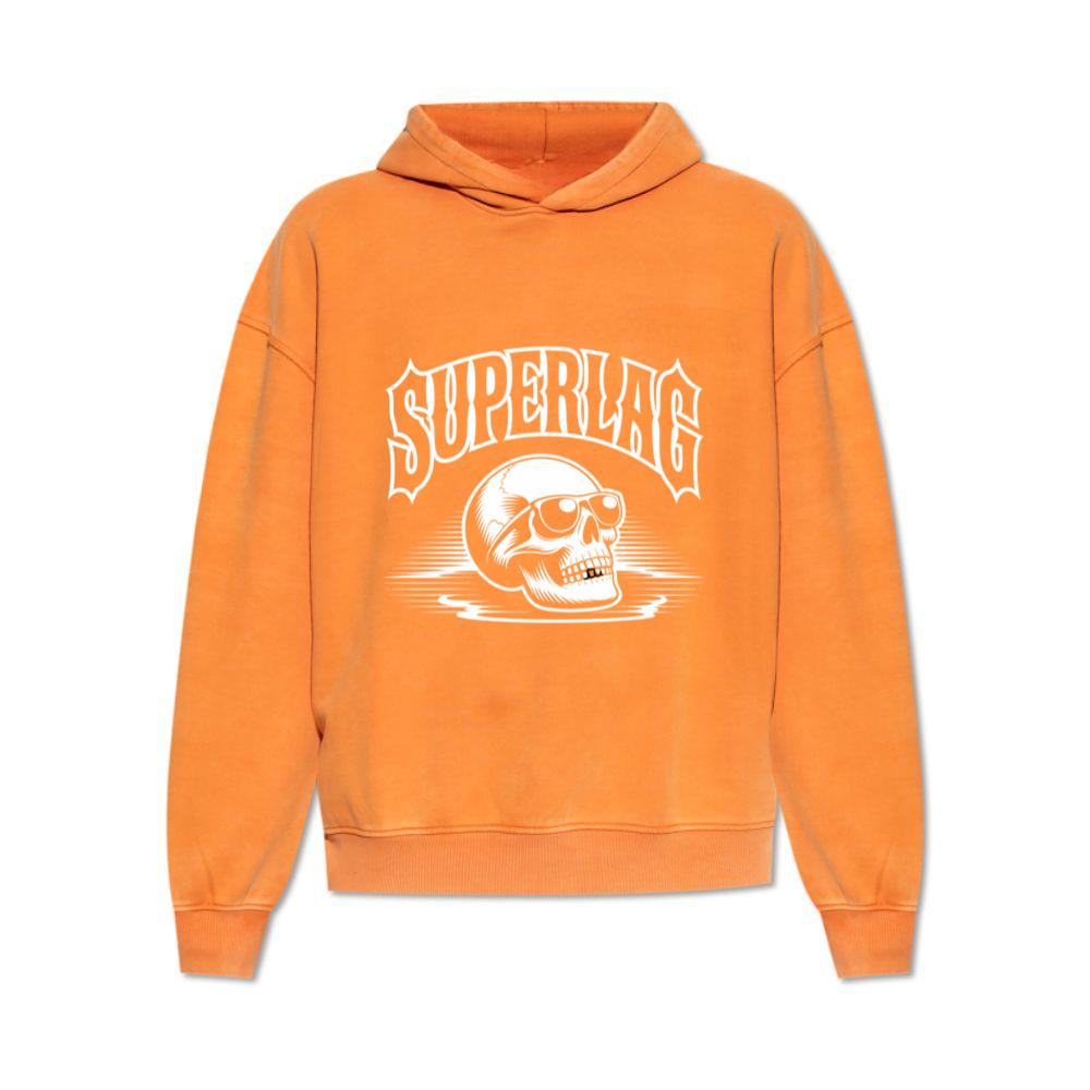 Superlag Skull with Sunglasses Streetwear Style Design Hoodie