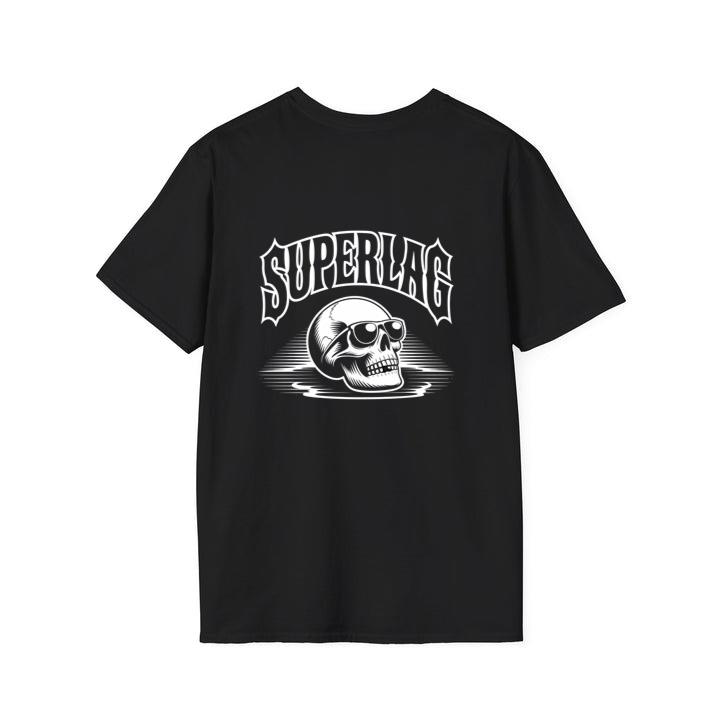 Superlag Skull with Sunglasses Streetwear Style Design T-Shirt
