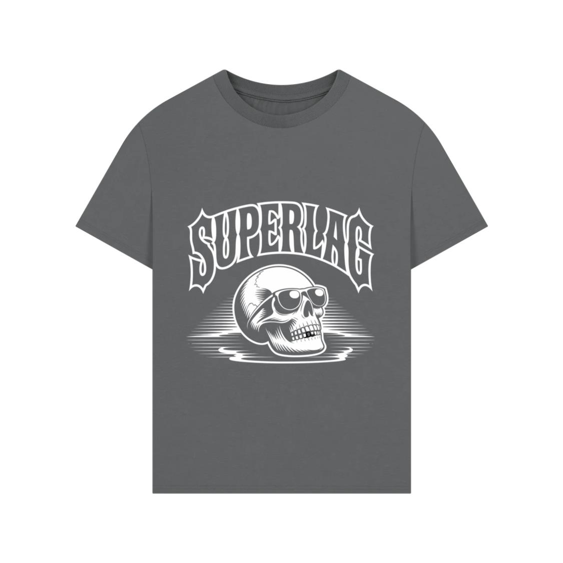 Superlag Skull with Sunglasses Streetwear Style Design T-Shirts