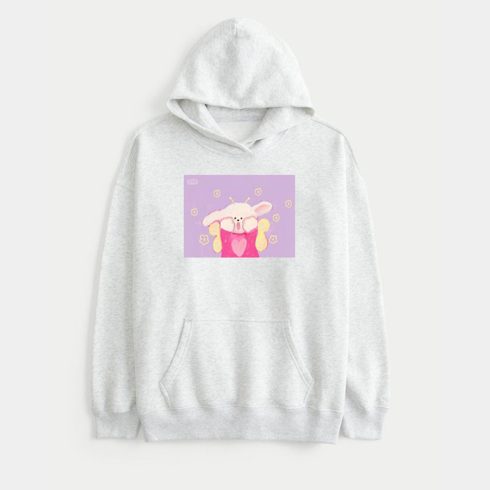Surprised Butterfly Bunny Sweatshirt