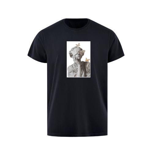 Surreal Classical Sculpture with Butterfly Eyes T-Shirts