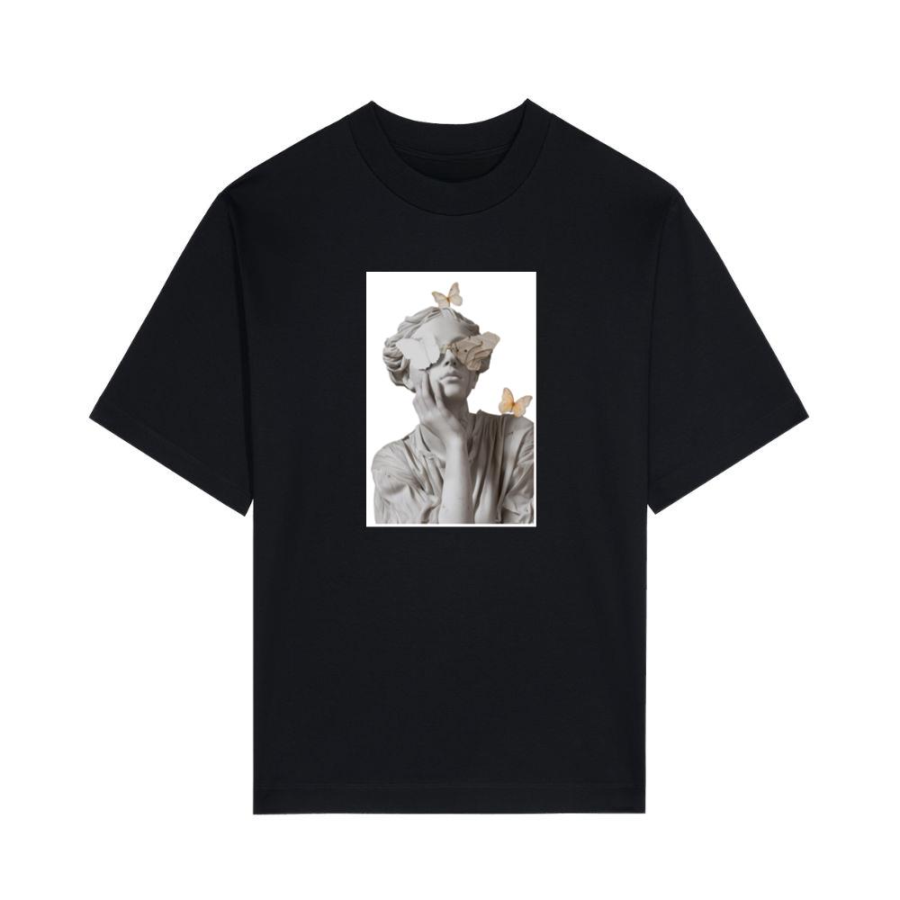 Surreal Classical Sculpture with Butterfly Eyes T-Shirts