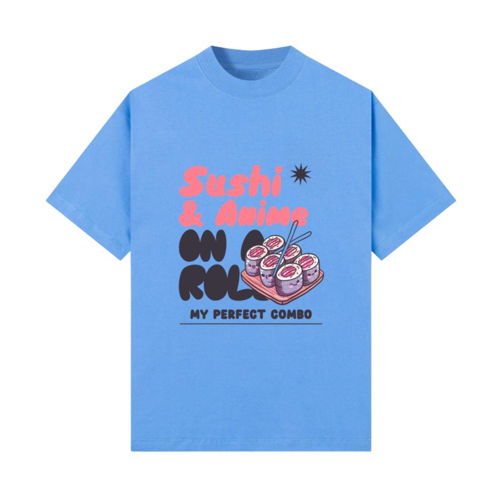 Sushi & Anime My Perfect Combo Anime Food T-Shirt T-Shirt