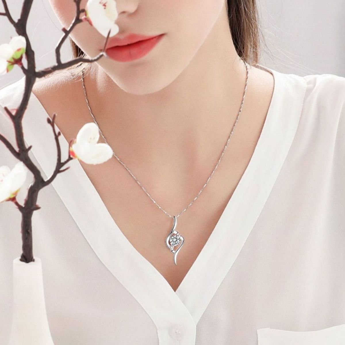 Sweetheart Neck Flutter Sleeve Top