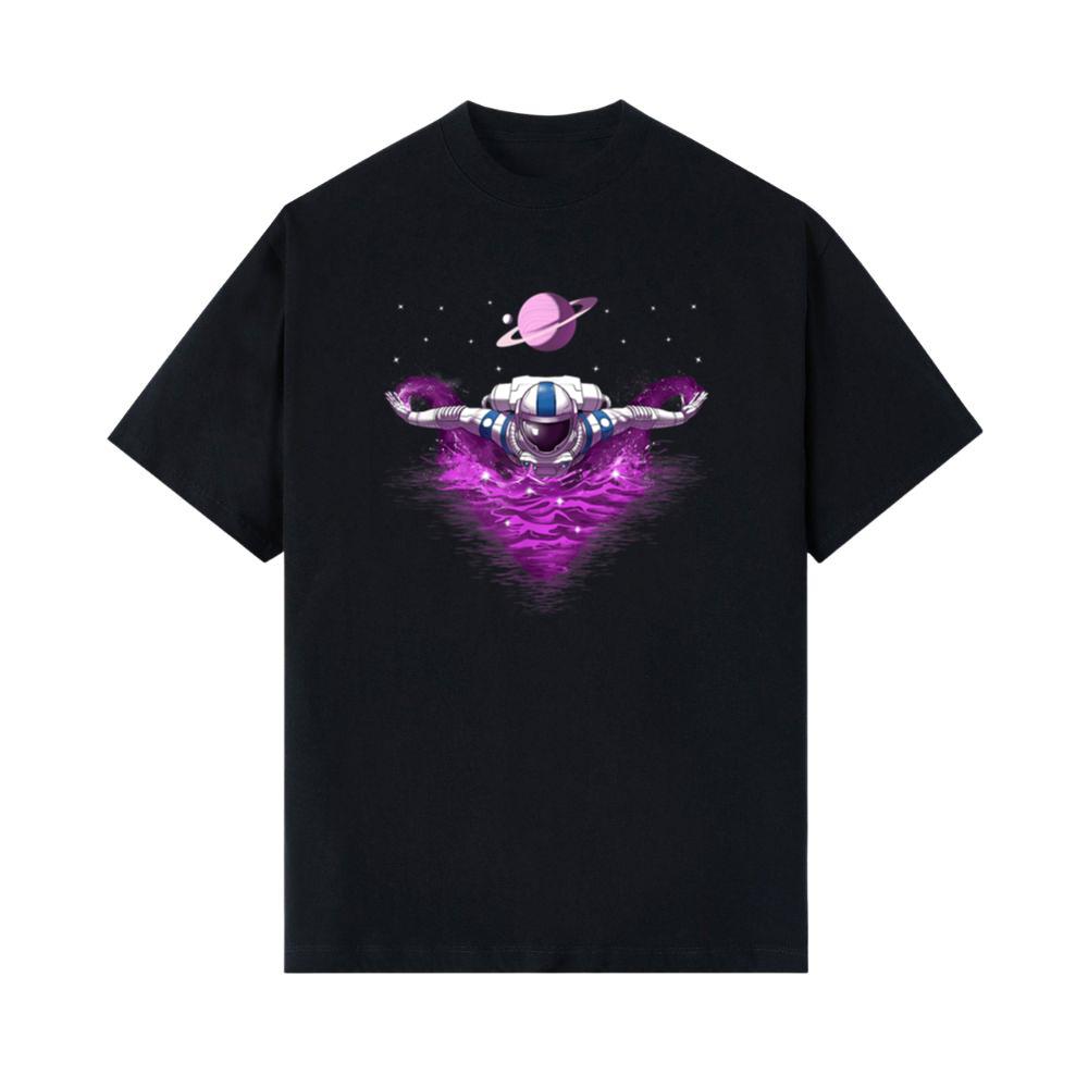 Swimmer Space Astronaut Swimming Water Sports Swim T-Shirt