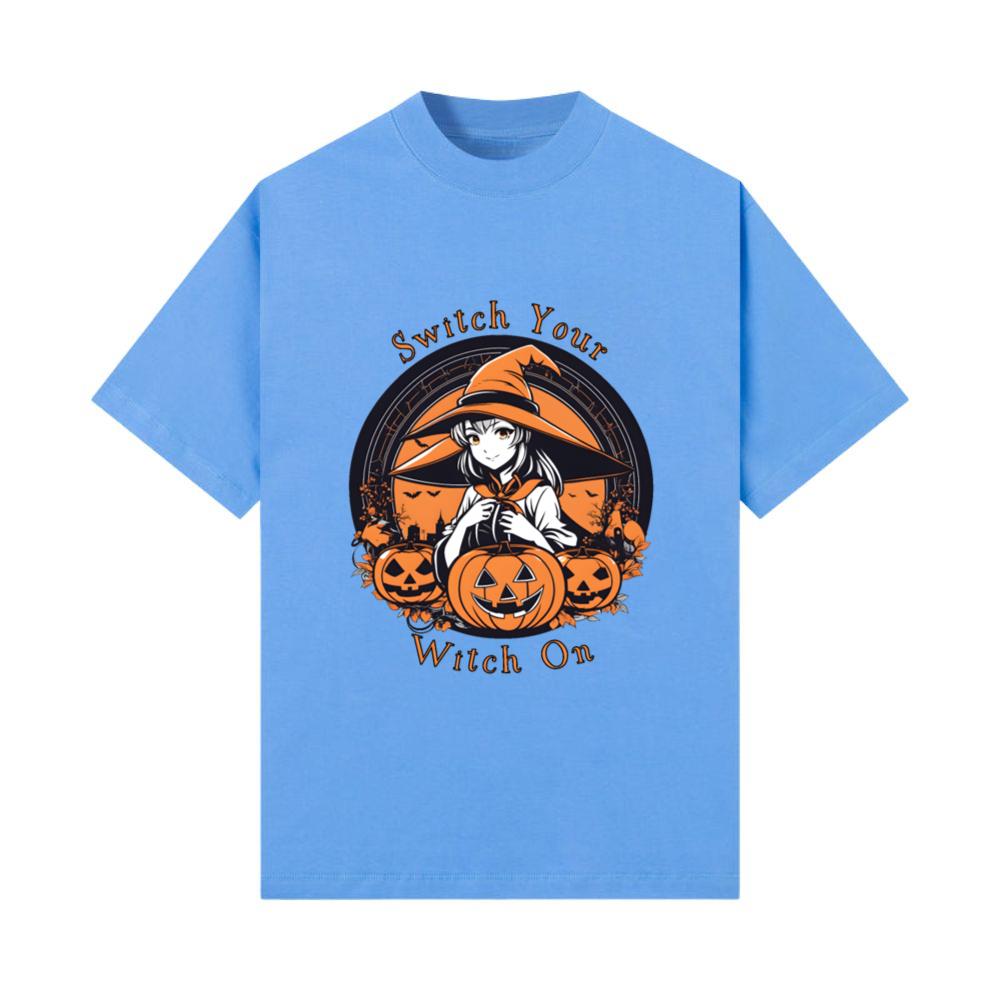 Switch Your Witch On Cute Halloween Anime Witch T-Shirt